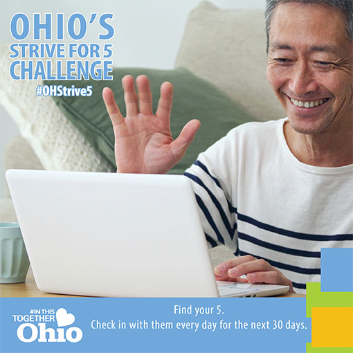 Strive for 5 Challenge Video chat with your friends and family